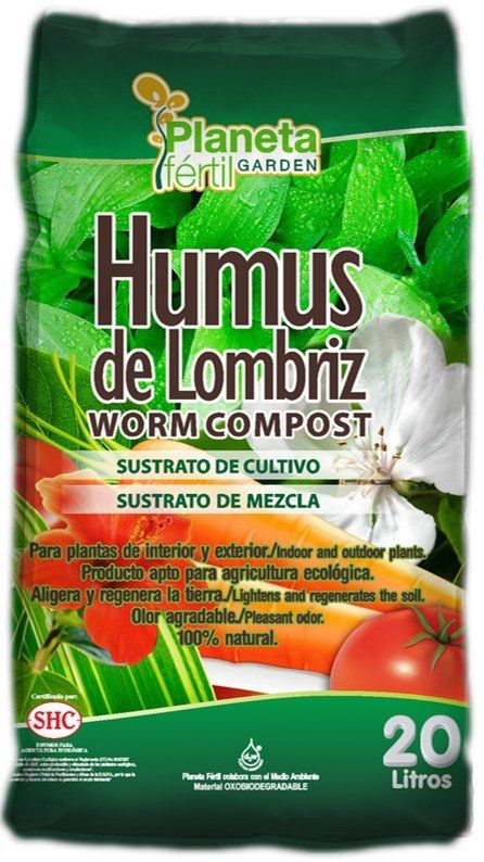 Humus de lombriz Planeta Fértil