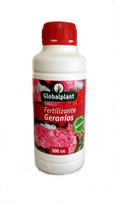 Fertilizante líquido geranios