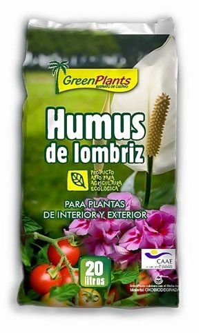 Humus de lombriz GreenPlants 20L Humus de lombriz GreenPlants 20L